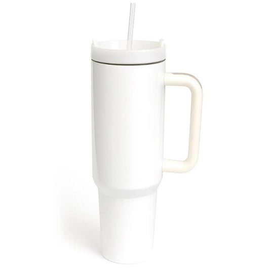 Mug isotherme 40oz XL avec couvercle et paille